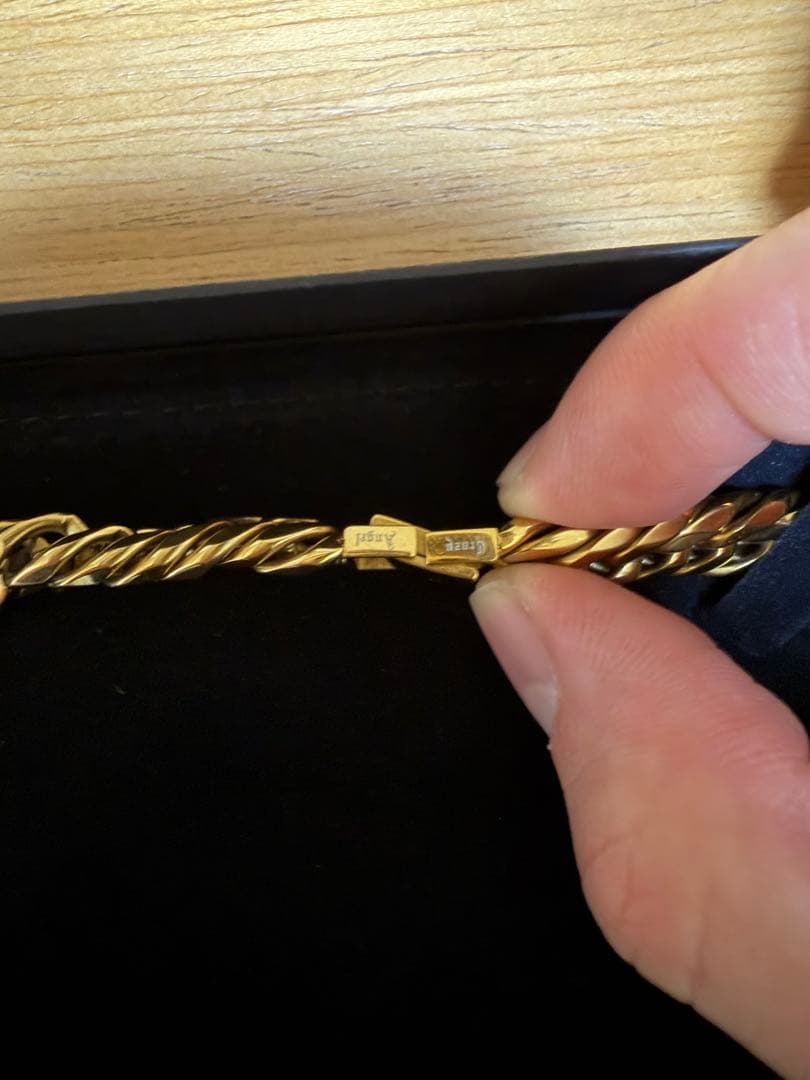 喜平 6面ダブル クレイジーエンジェル 80gオーバー ネックレス ステンレス