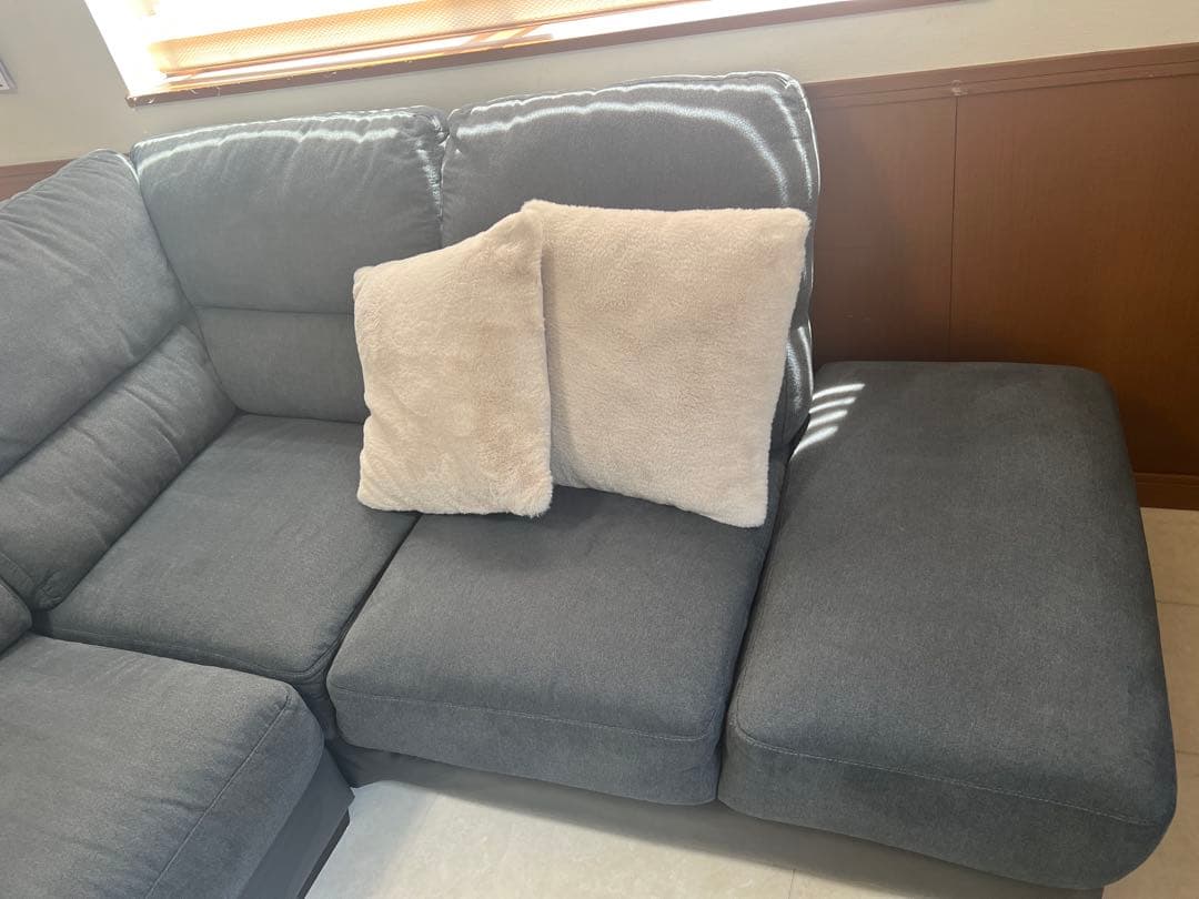 パンダ⭐︎コーナーソファ L型