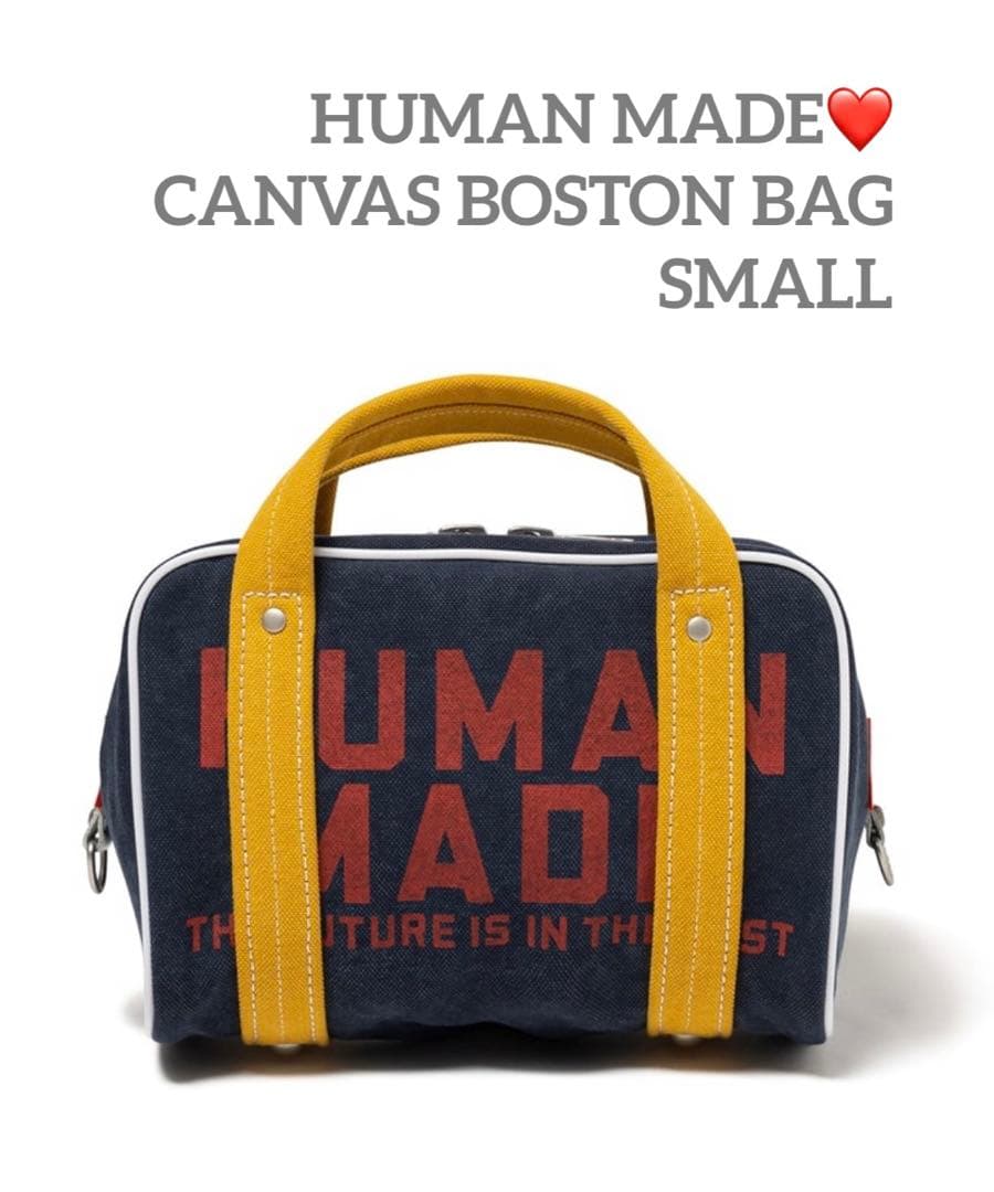HUMAN MADE❤️CANVAS BOSTON BAG SMALL