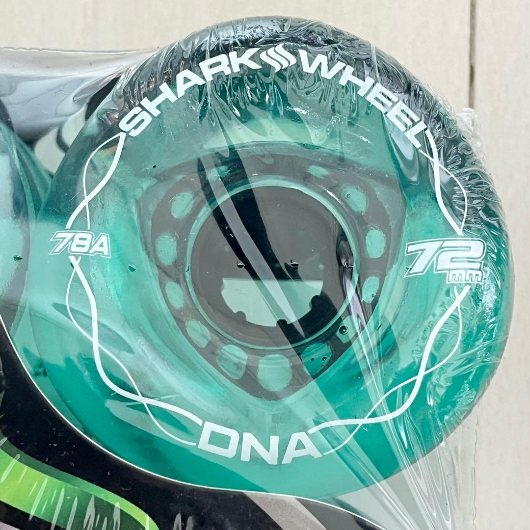 21☆新品 未開封☆ シャークウィール 72mm 78a クリア グリーン