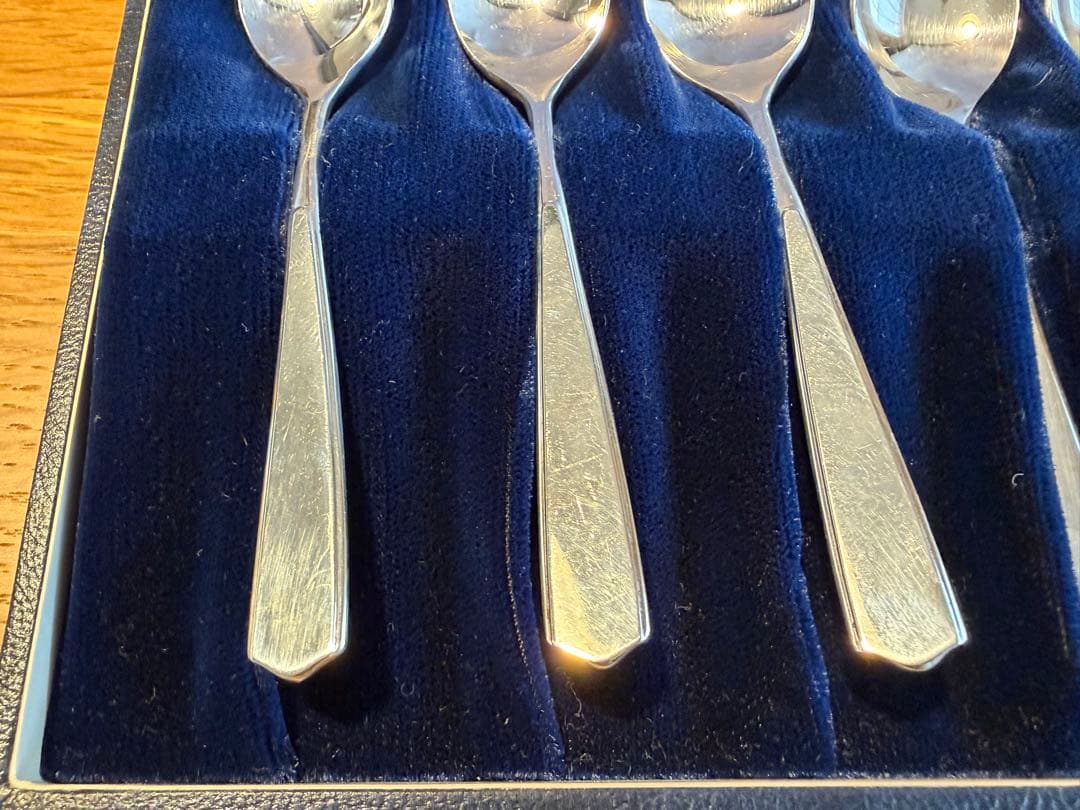 徳力本店 Silver Wing 銀製スプーン＆フォーク 各6本セット 箱入り