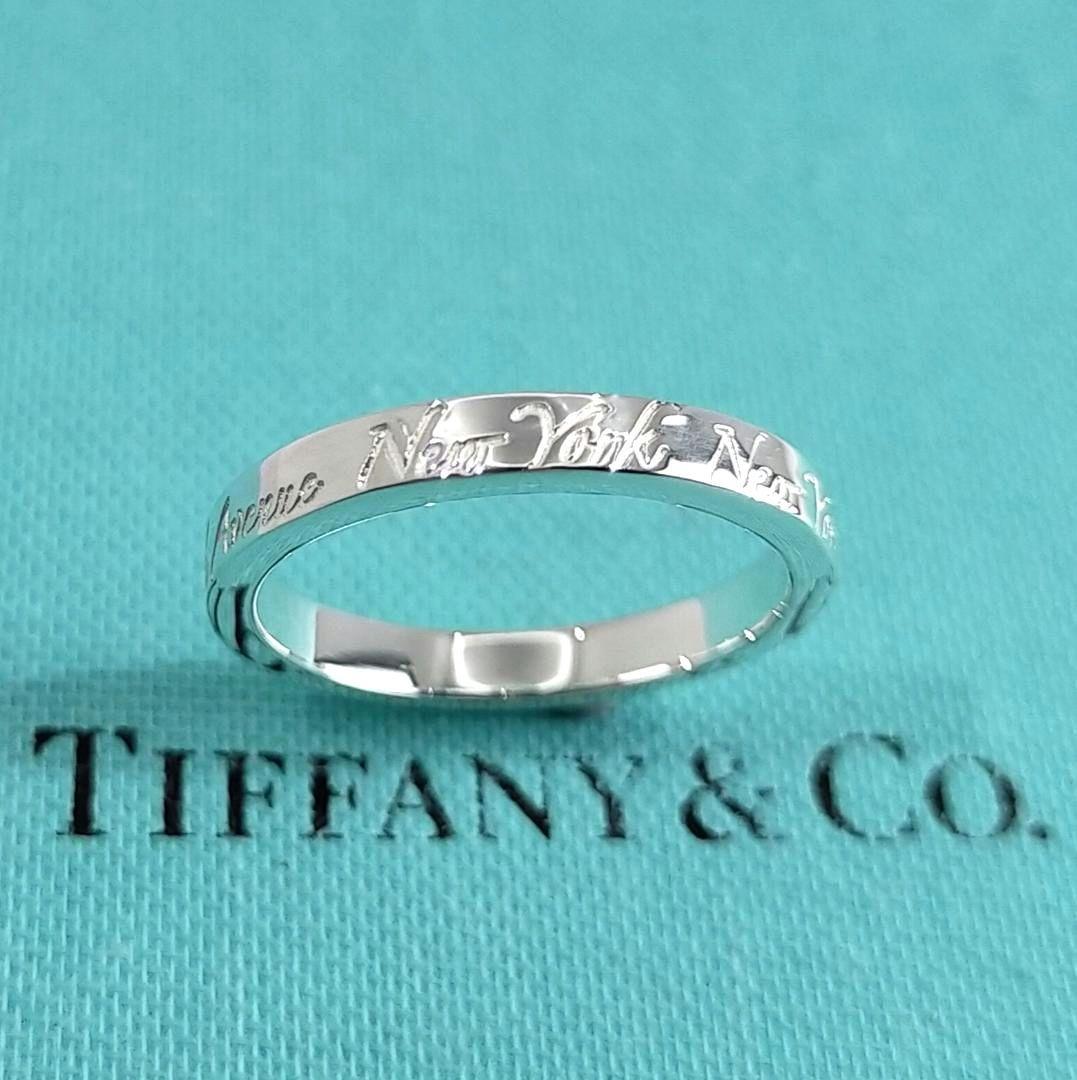 ★SALE★【ティファニー】ノーツ　ナロー　リング　１３号　2609