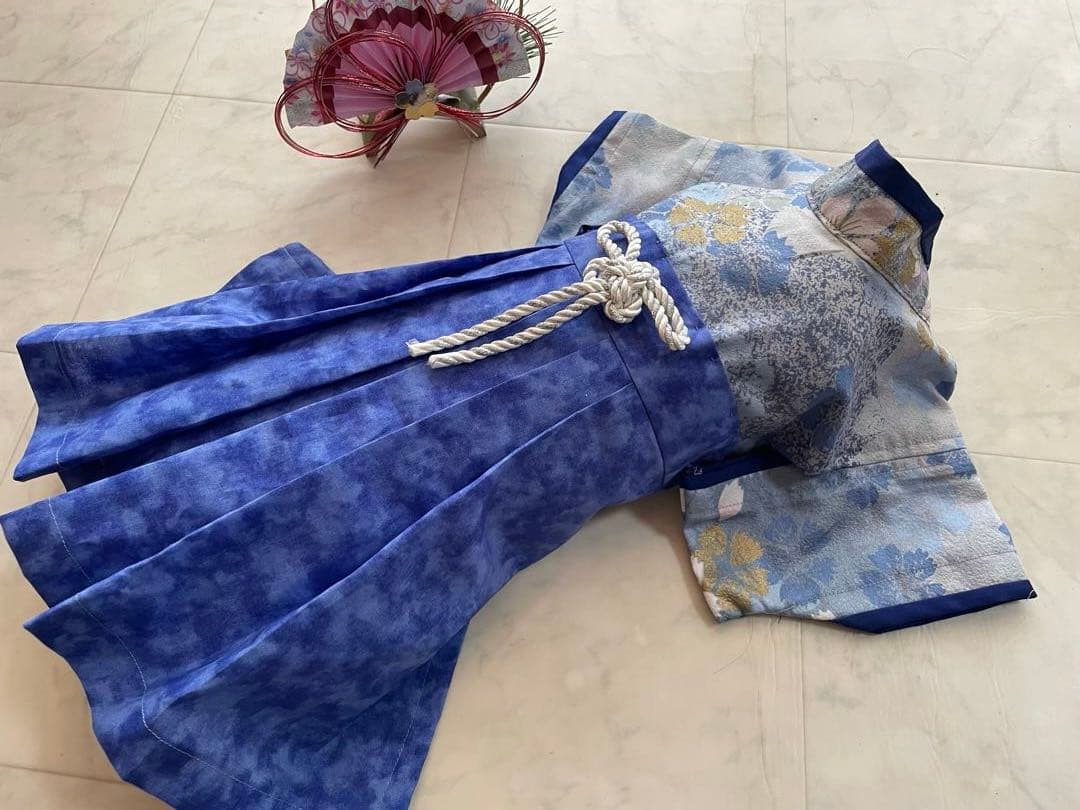 ぽめみ　わんちゃんの袴の着物 オーダー　男の子用　２着