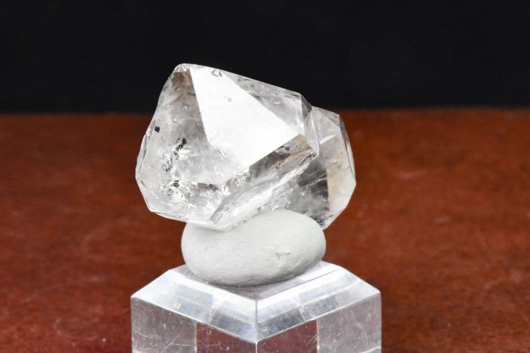 中国広西省産 ハーキマーダイヤモンド形クリアダブルターミネーション