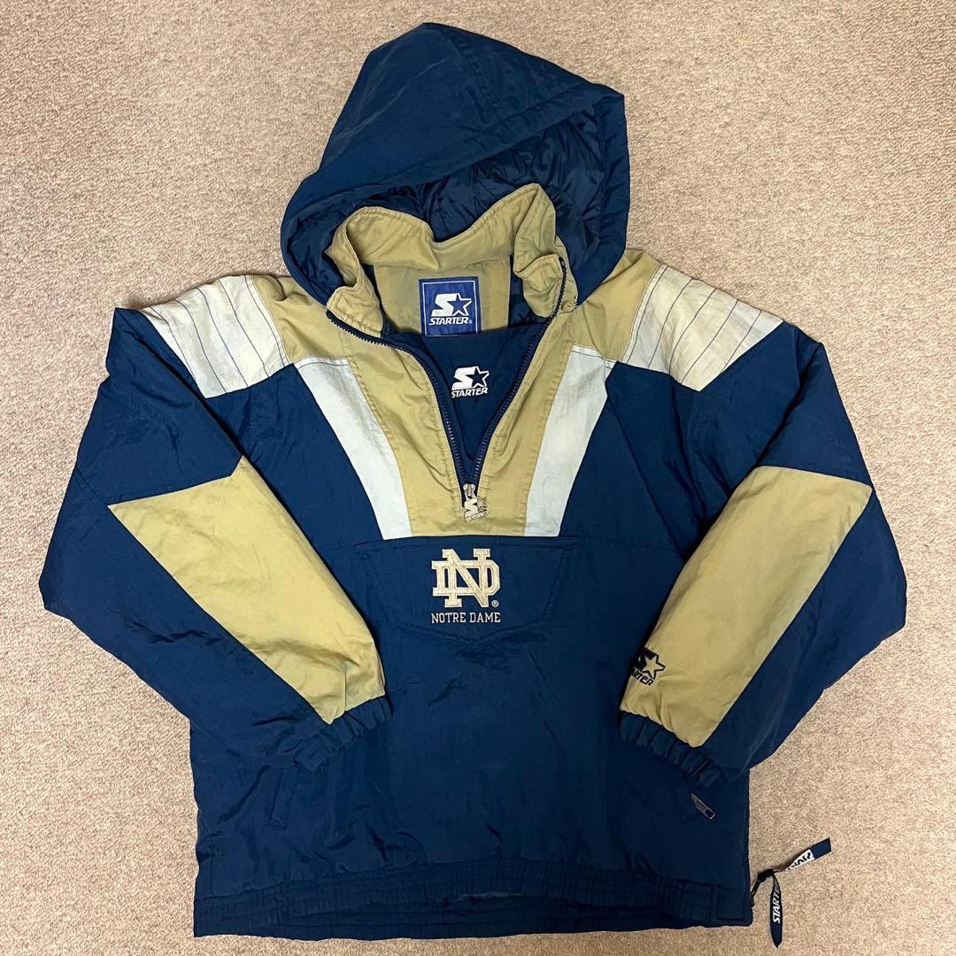 ノートルダム大学　アメリカンフットボール　ハーフジップ