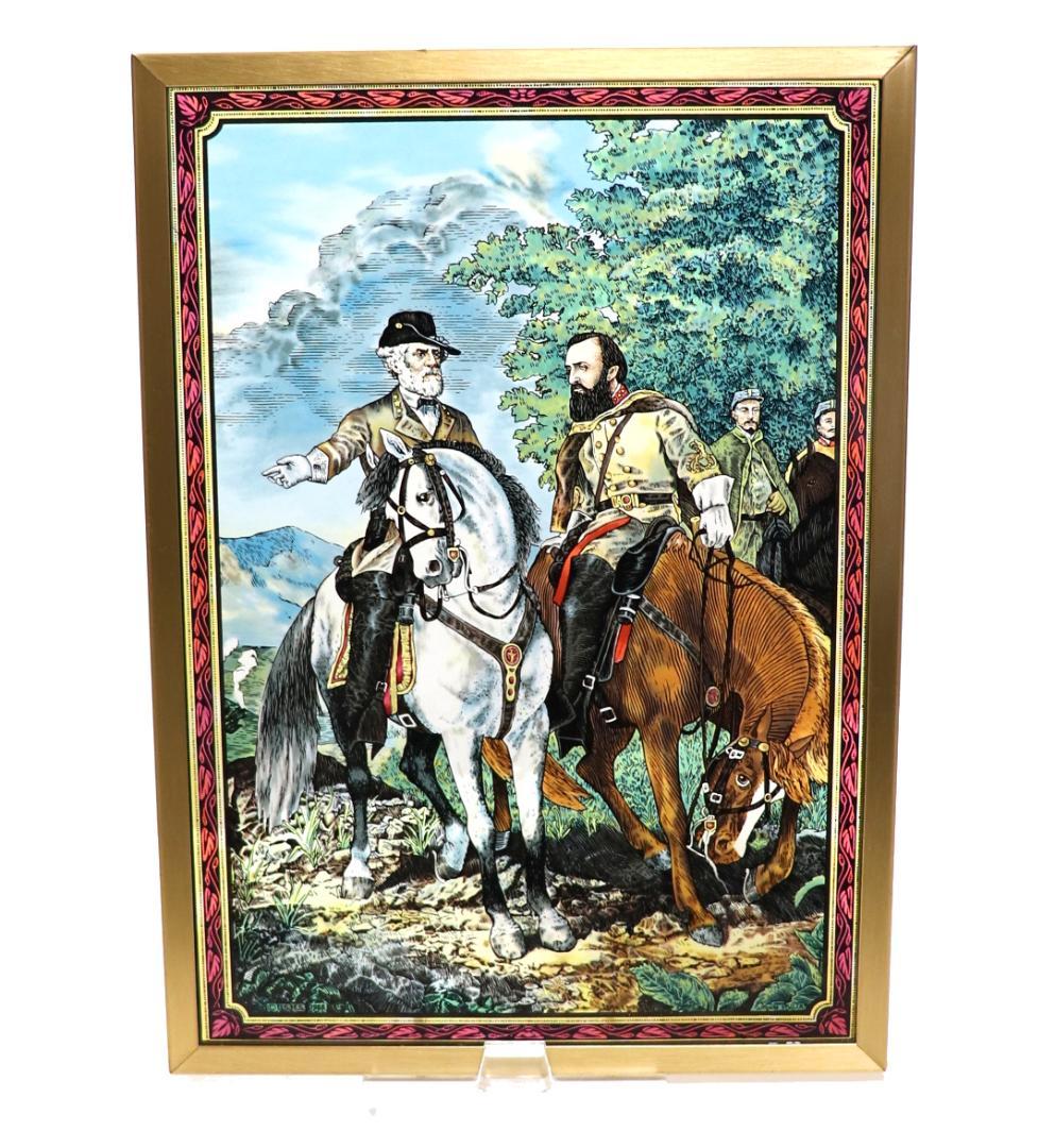 チャンセラーズヴィルの戦い ヴィンテージ ステンドグラス 最後の軍議 完璧な戦闘