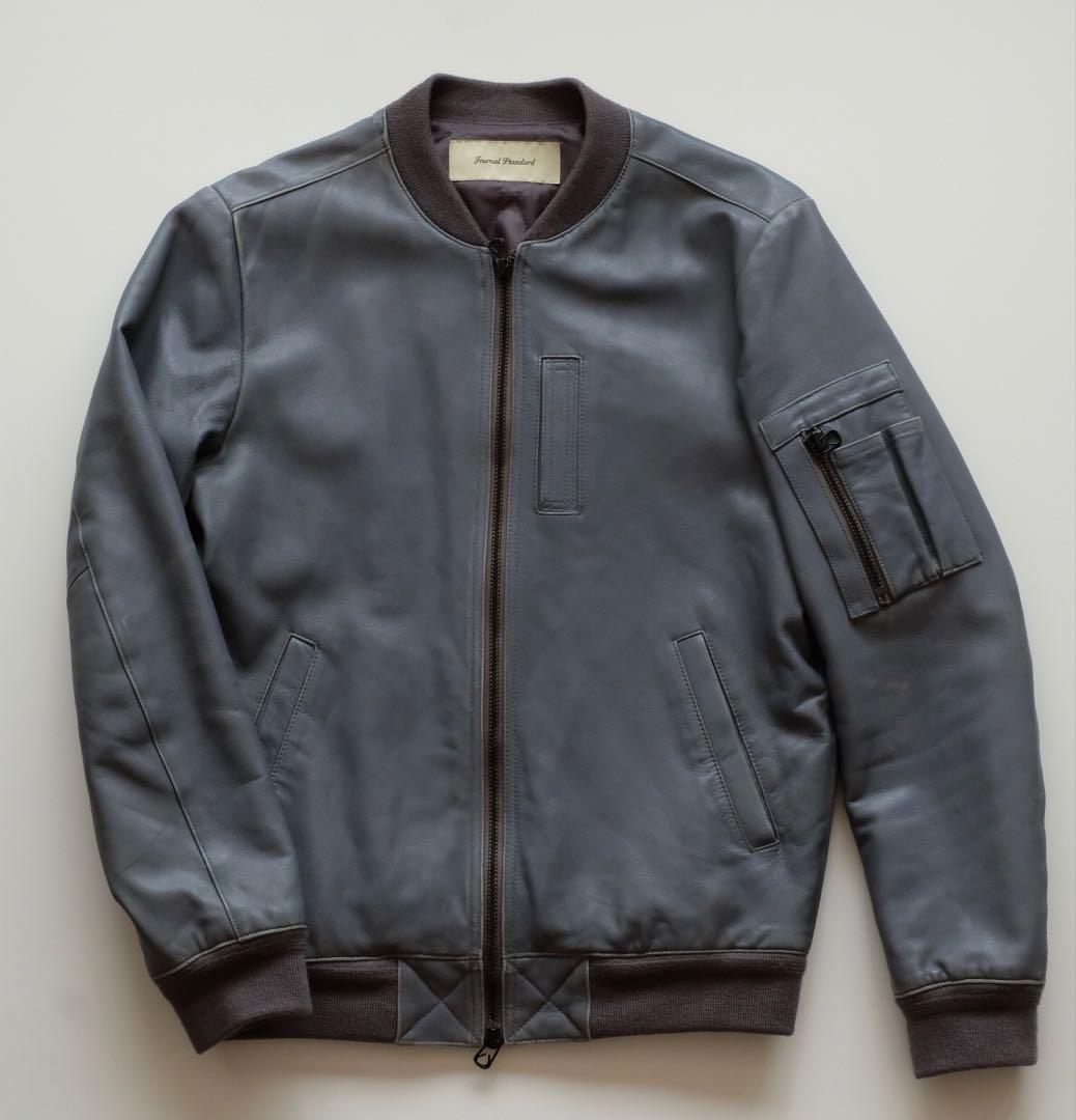 Journal Standard 羊革 ラムレザー MA-1 ブルゾン M