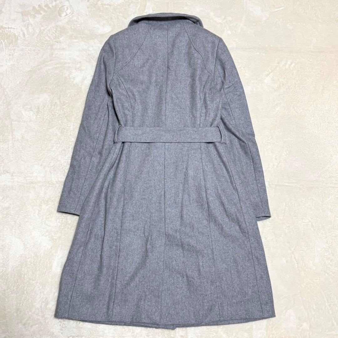 美品 テッドベイカー ショールカラー ロングコート 花柄 ルーマニア製