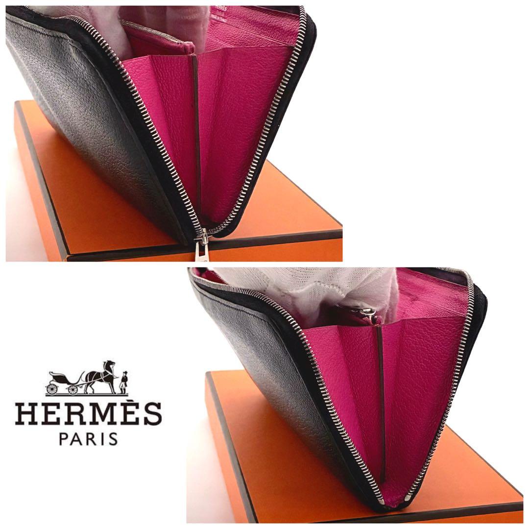 ✨希少✨値下げ不可❣️エルメス♦︎アザップ♦︎オールレザー♦︎ブラック♦︎シェーブル