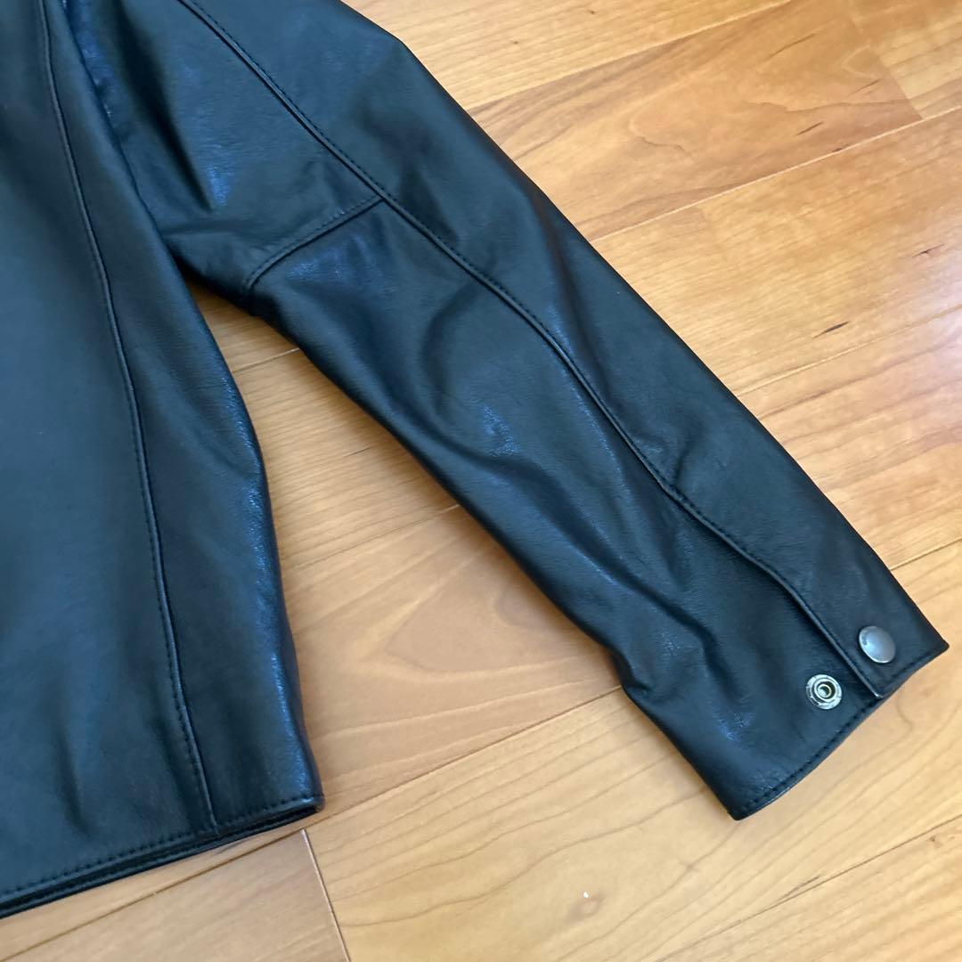コーチ　COACH シングルライダースジャケット　S