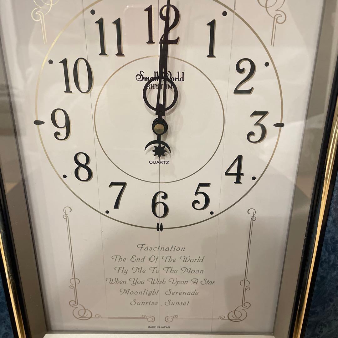 rhythm small worldリズム時計 からくり時計 4MH744RH