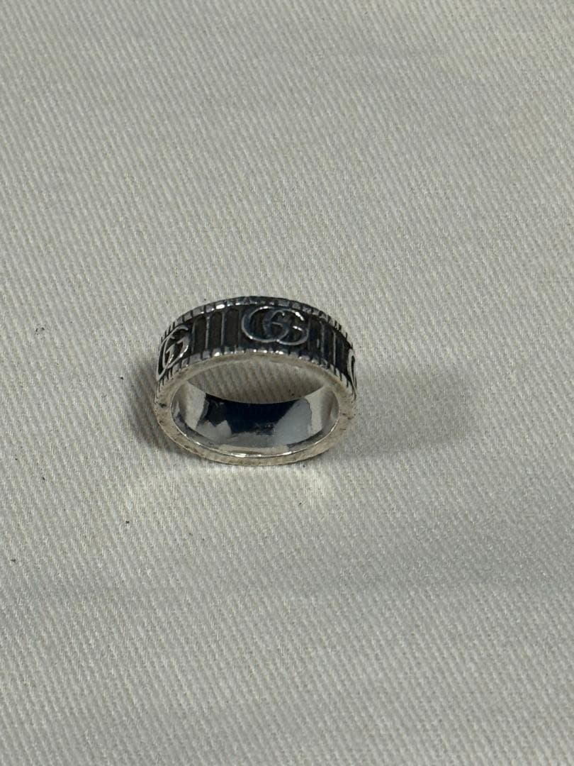 【本日中の価格】GUCCI ダブルG シルバー　リング　17号