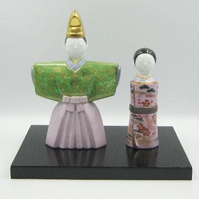 有田焼　勝山作　雛人形　お雛さま　ひな人形　置物　昭和レトロ　陶器　インテリア