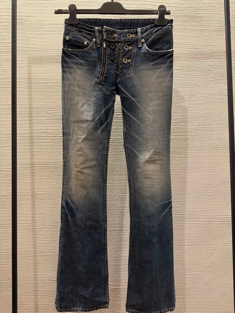 00s L.G.B. skull flare WOLF denim デニム