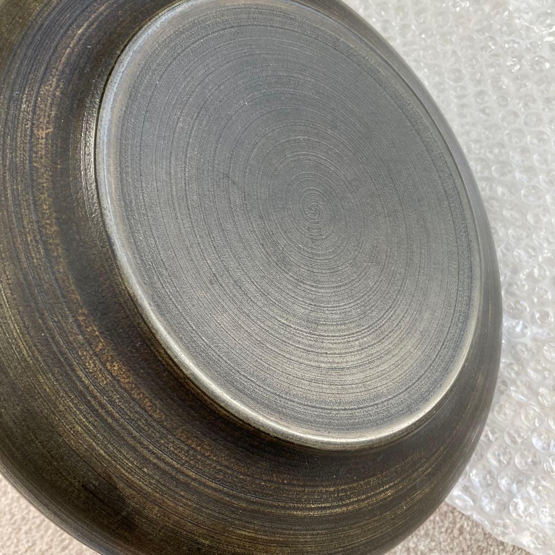 美品★輪島　キリモト　千すじ小福皿（大）漆　ドミニク・ローホー　うるし　能登