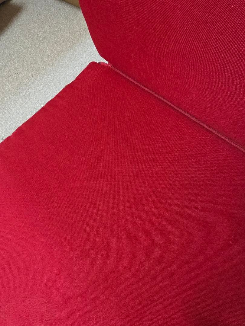 コーナーソファ　レッド