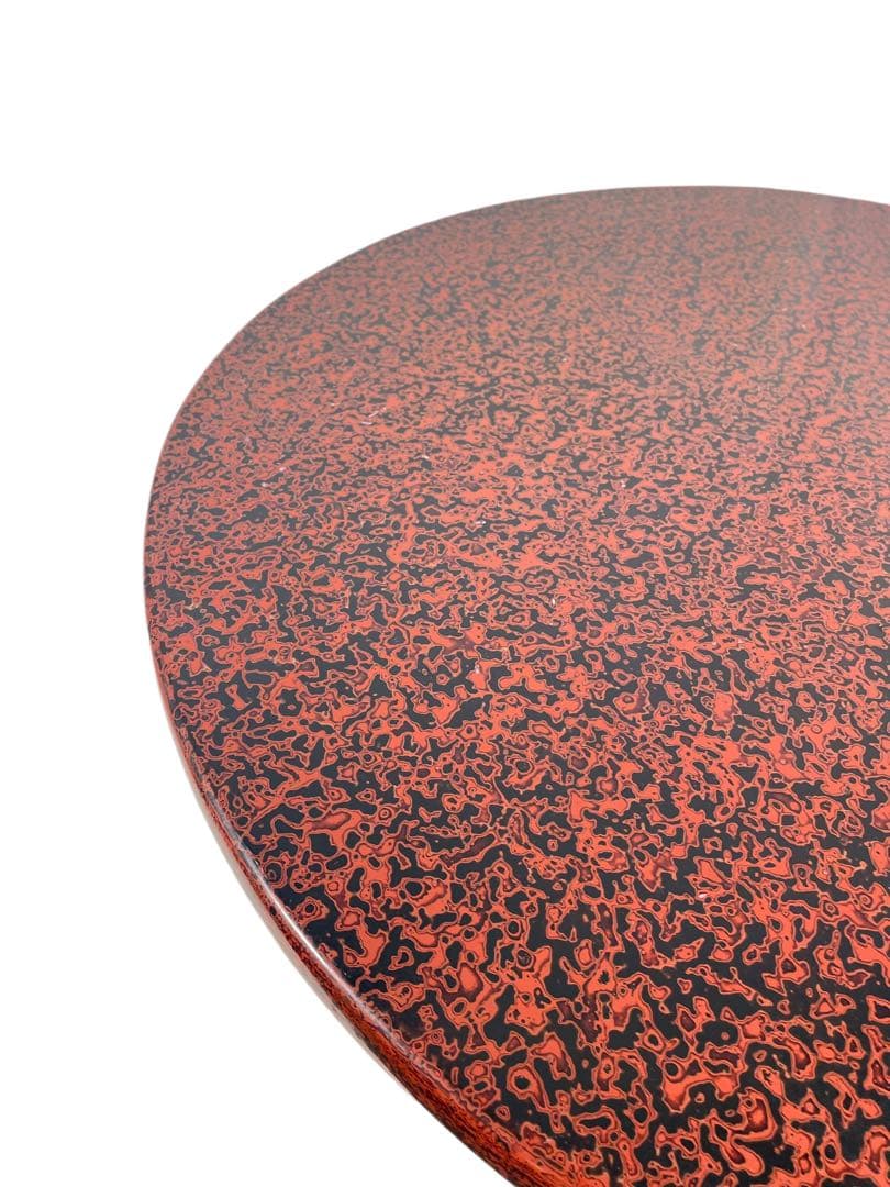 HR400津軽塗　伝統工芸　螺鈿細工　円テーブル　座卓　ローテーブル　　ちゃぶ台