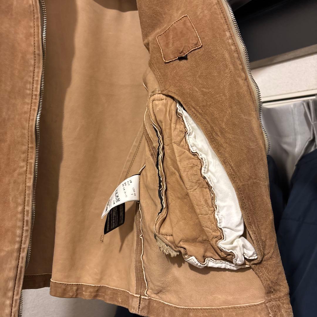 ISAMUKATAYAMA BACKLASH 白鞣しスエードライダース　サイズ1