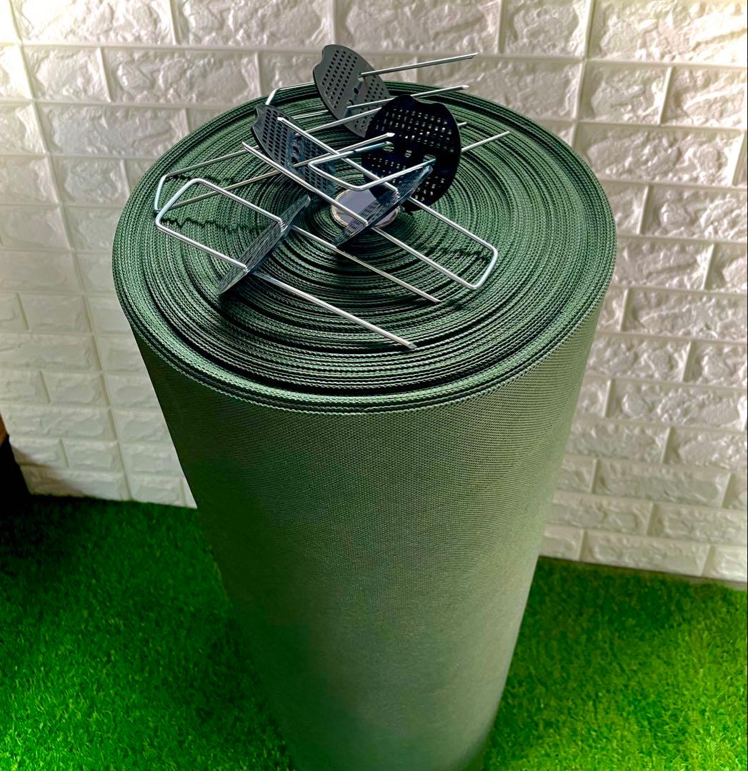 防草シート.雑草成長を抑制 1mx 50m耐久性約8年、高透水性、園芸、農業用