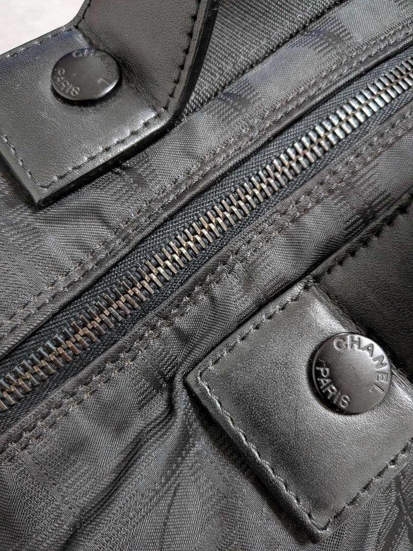 シャネル ハンドバッグ ニュートラベル ナイロン ブラック