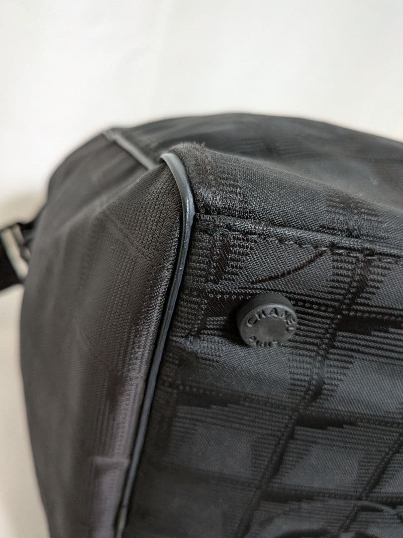 シャネル ハンドバッグ ニュートラベル ナイロン ブラック