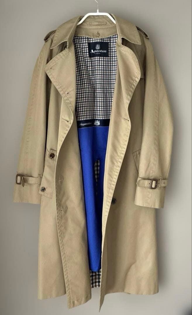 アクアスキュータム BASICTRENCHCOATLONG Aquascutum