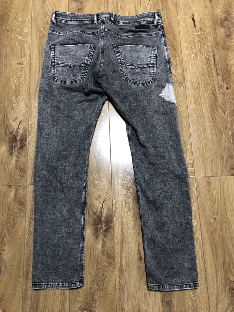 【美品】ディーゼル joggjeans krooley-t グレー size33