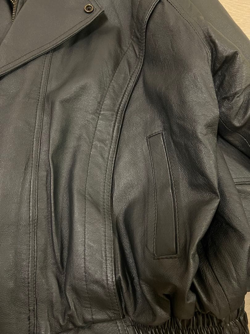 ヴィンテージライダースジャケット　本革レザー