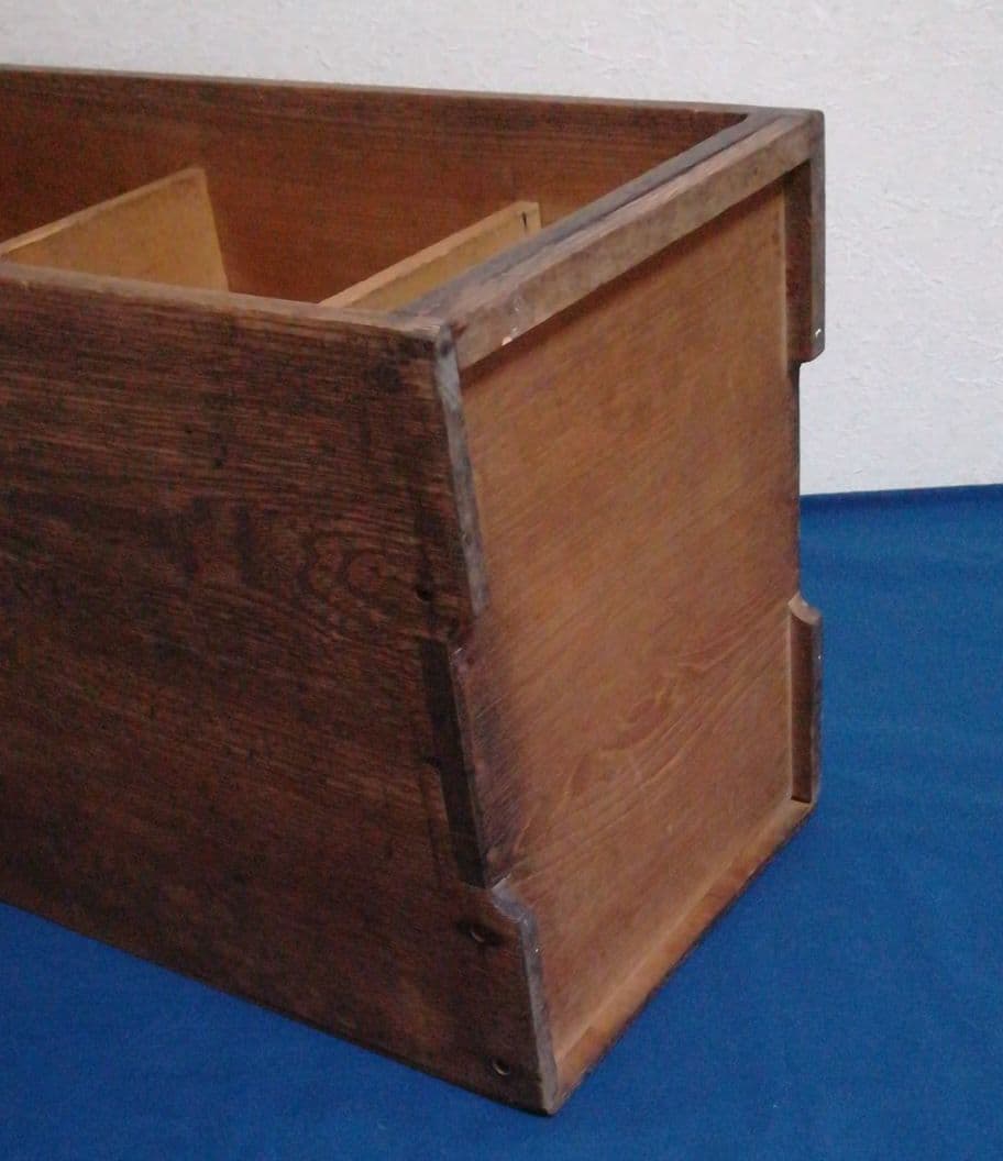 antique 古道具☆レトロ 木製茶道具箱☆匿名配送