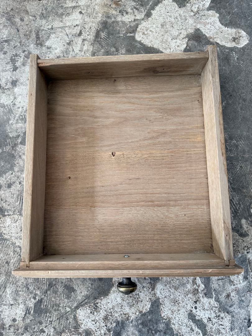 ビンテージ　ドロワーサイドテーブル　ドロワーコーヒーテーブル　テレビ台　剥離