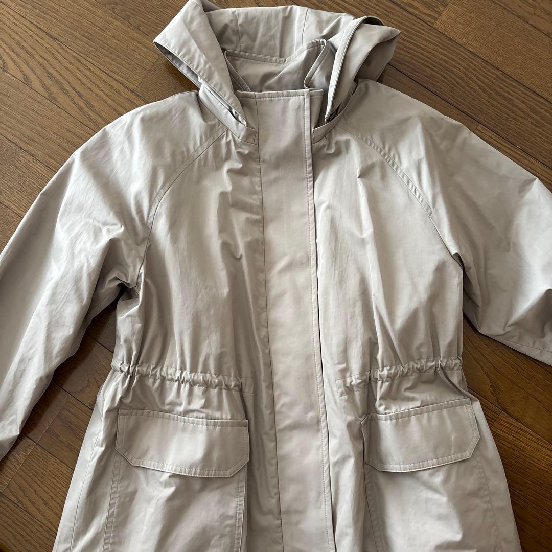 theory luxe フード付きベージュジャケット