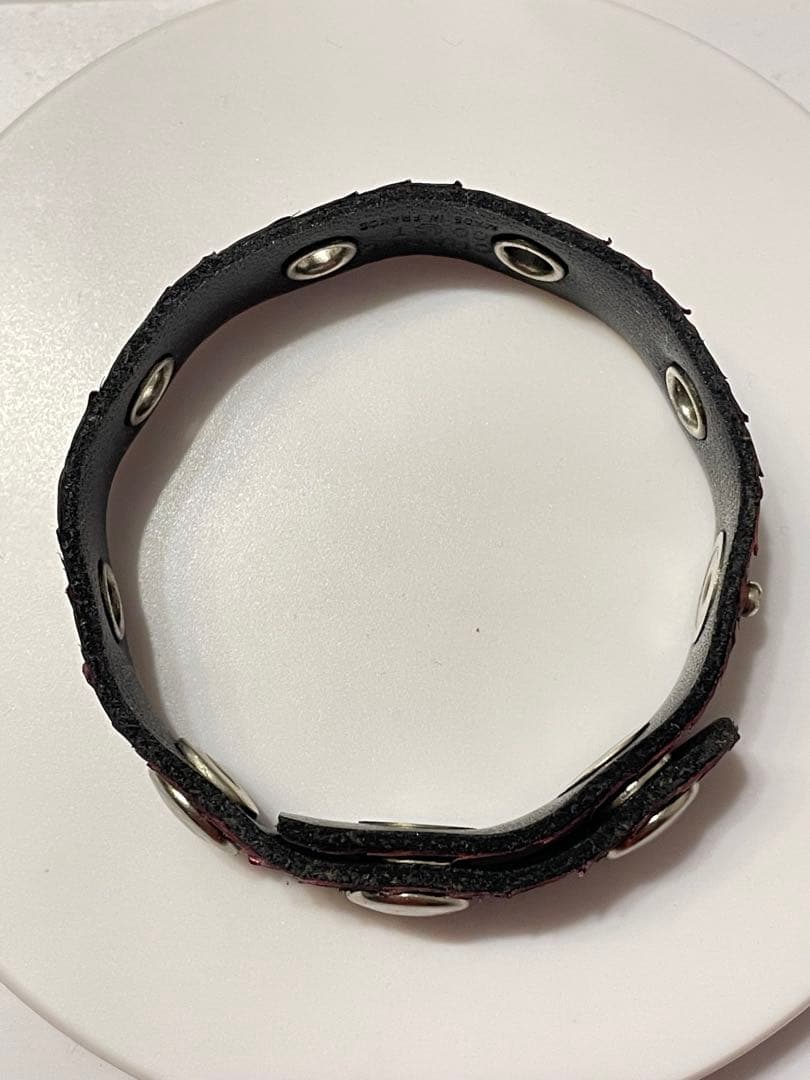 ★【極希少】CHANEL パイソン　レザー　ブレス　ヴィンテージ　パープル★