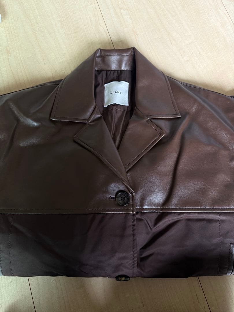ジャケット・アウター VEGAN LEATHER SWITCHING OVER JACKET