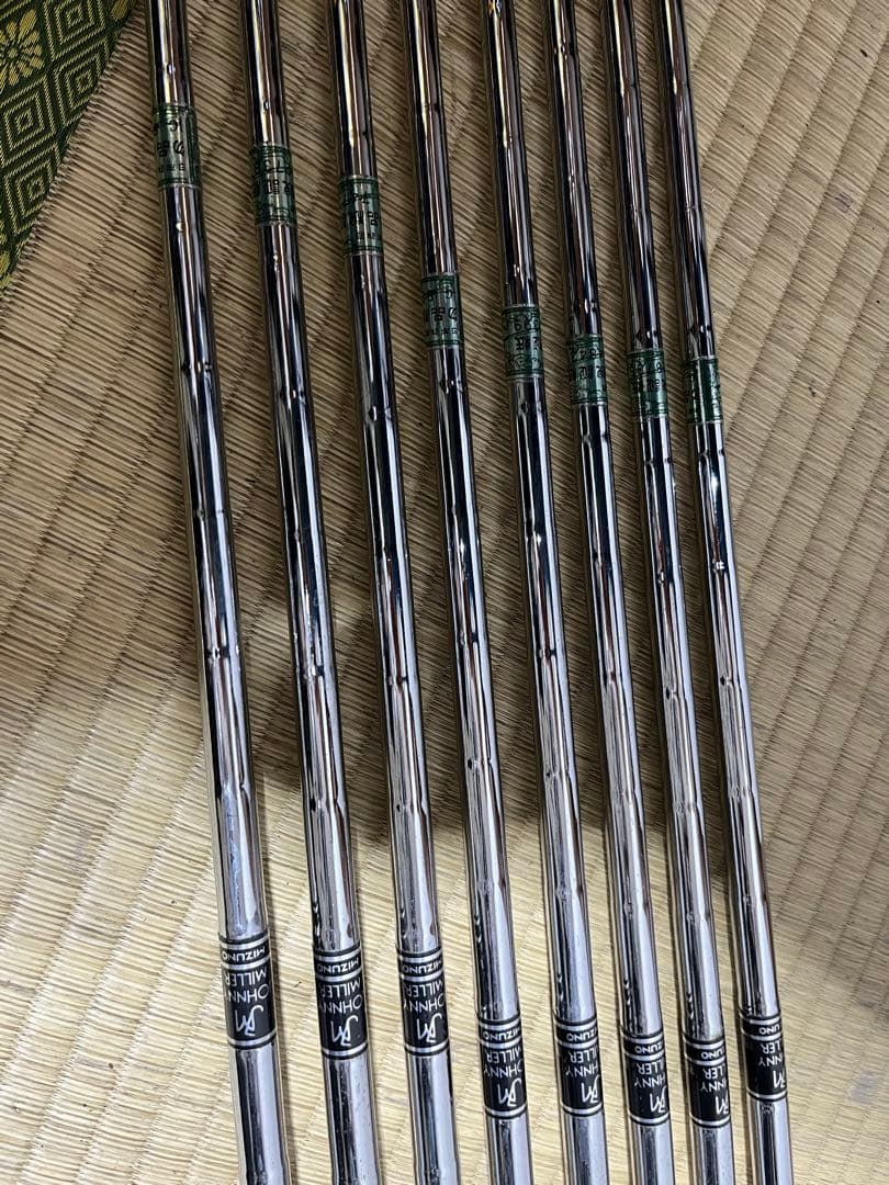 激レア！美品！MIZUNO ミズノ　ジョニー・ミラーアイアン8本セット　R