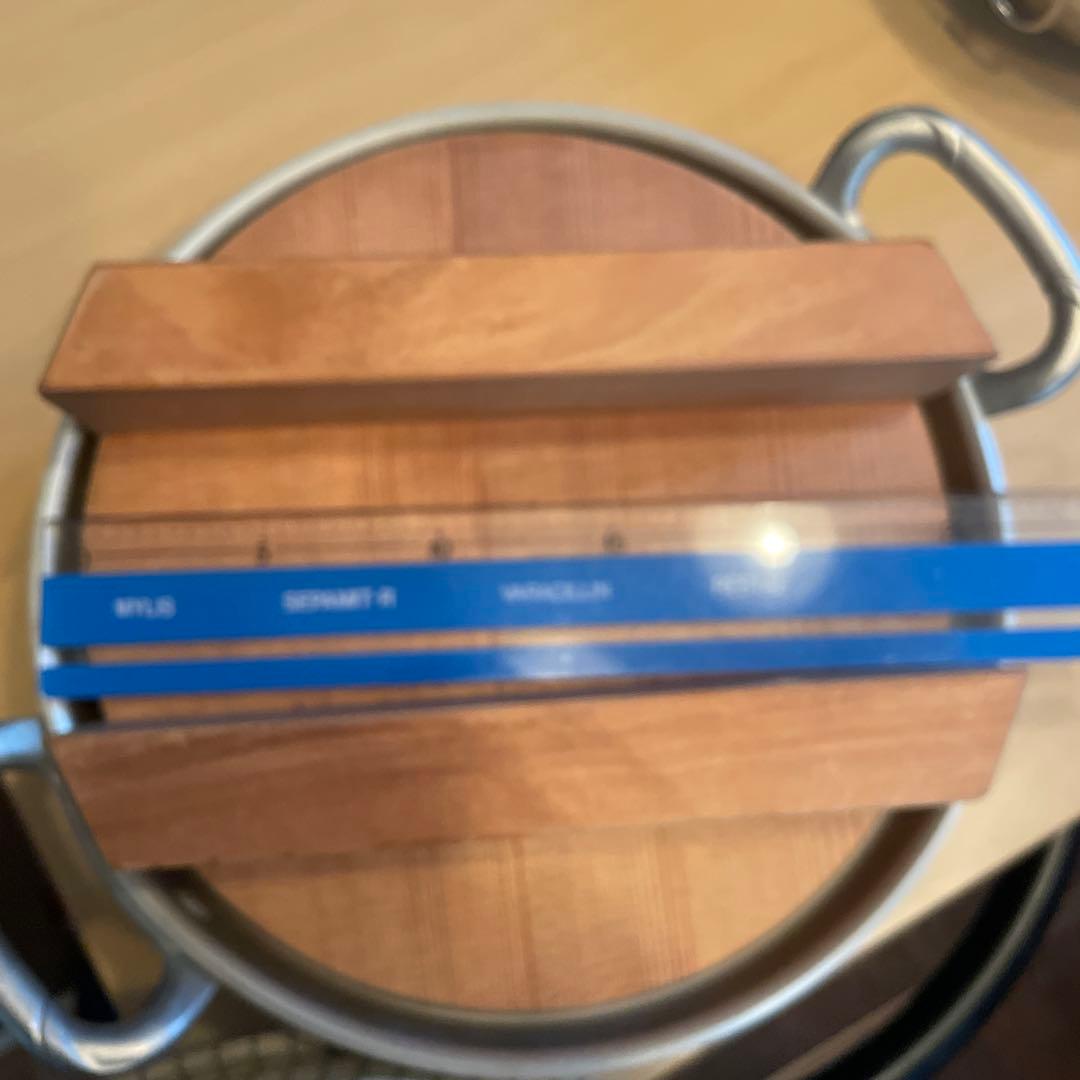 和せいろ用鍋と木蓋