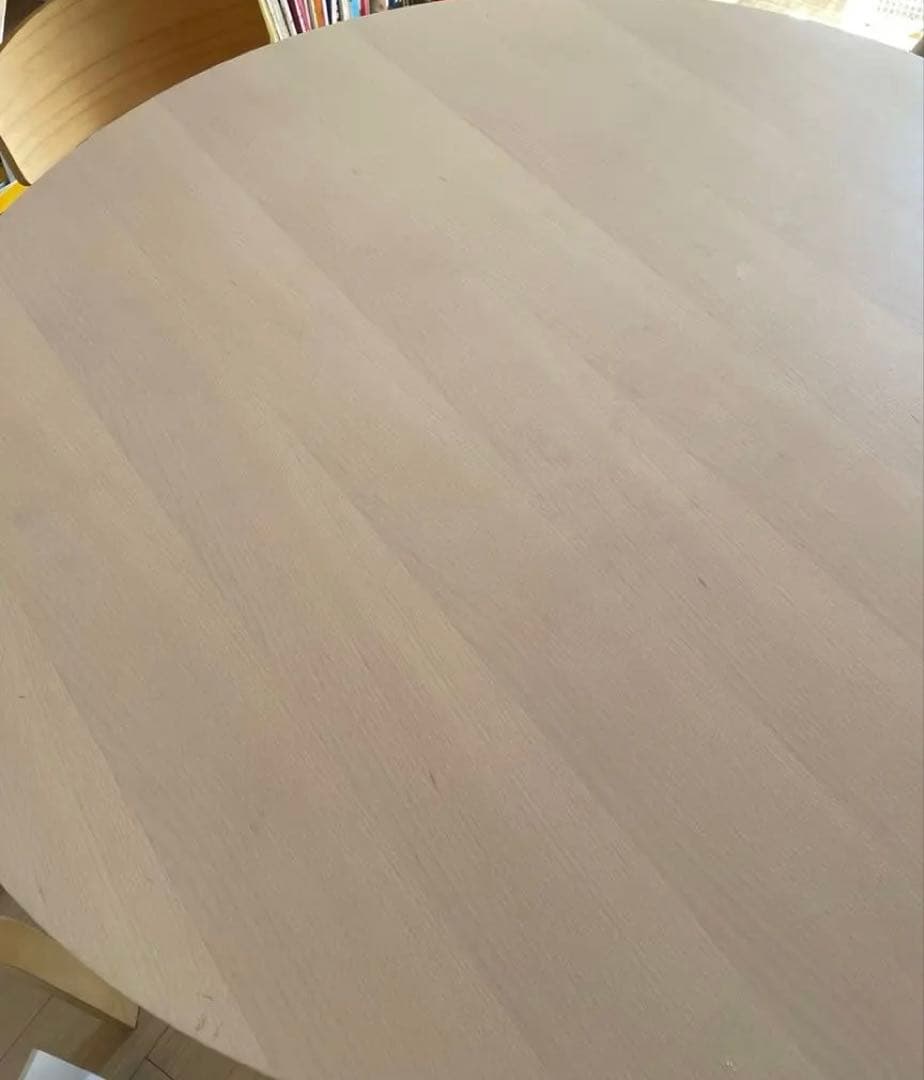 木製 丸ダイニングテーブル 120cm