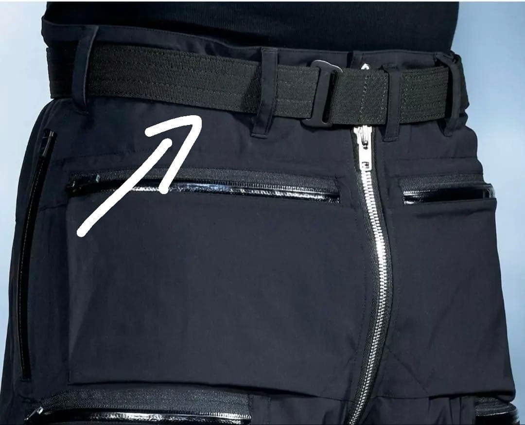 ACRONYM ルック使用 同型 ナイロンベルト