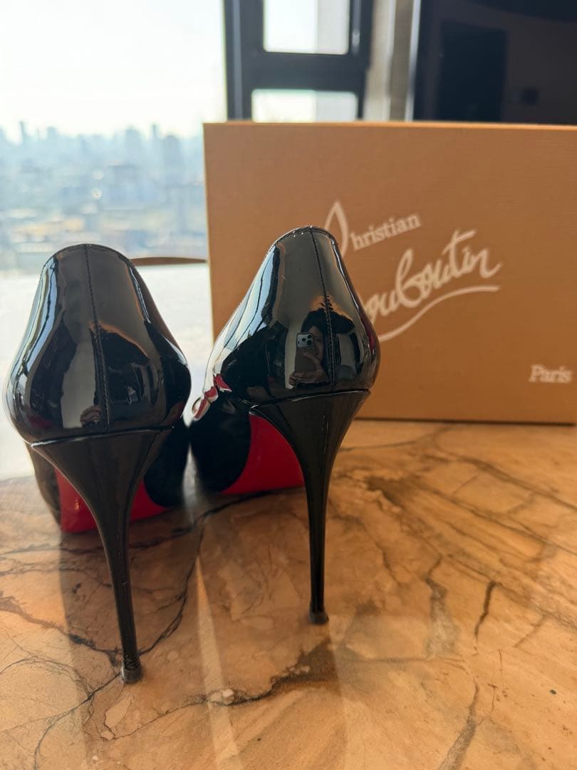 Christian Louboutin ハイヒール ブラック/レッド