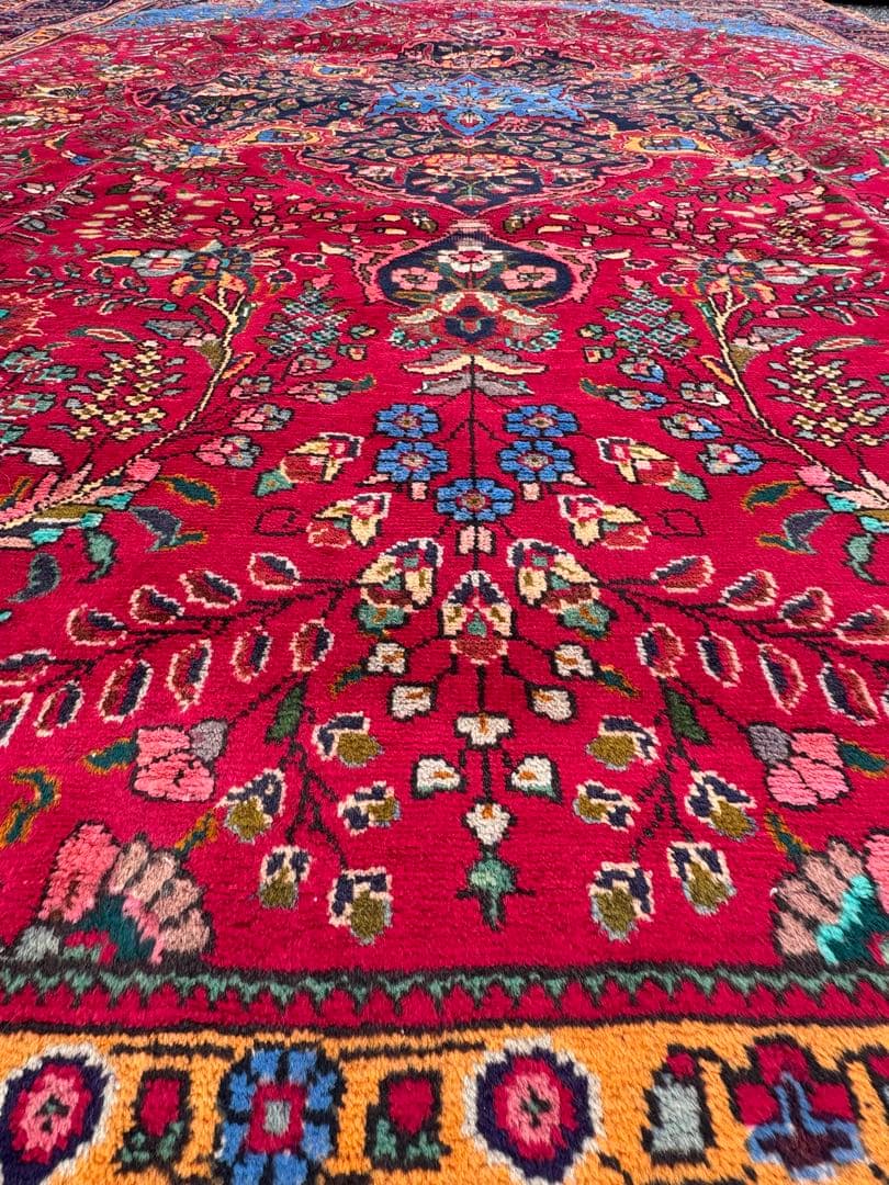 ペルシャ 手織り タブリーズ 絨毯