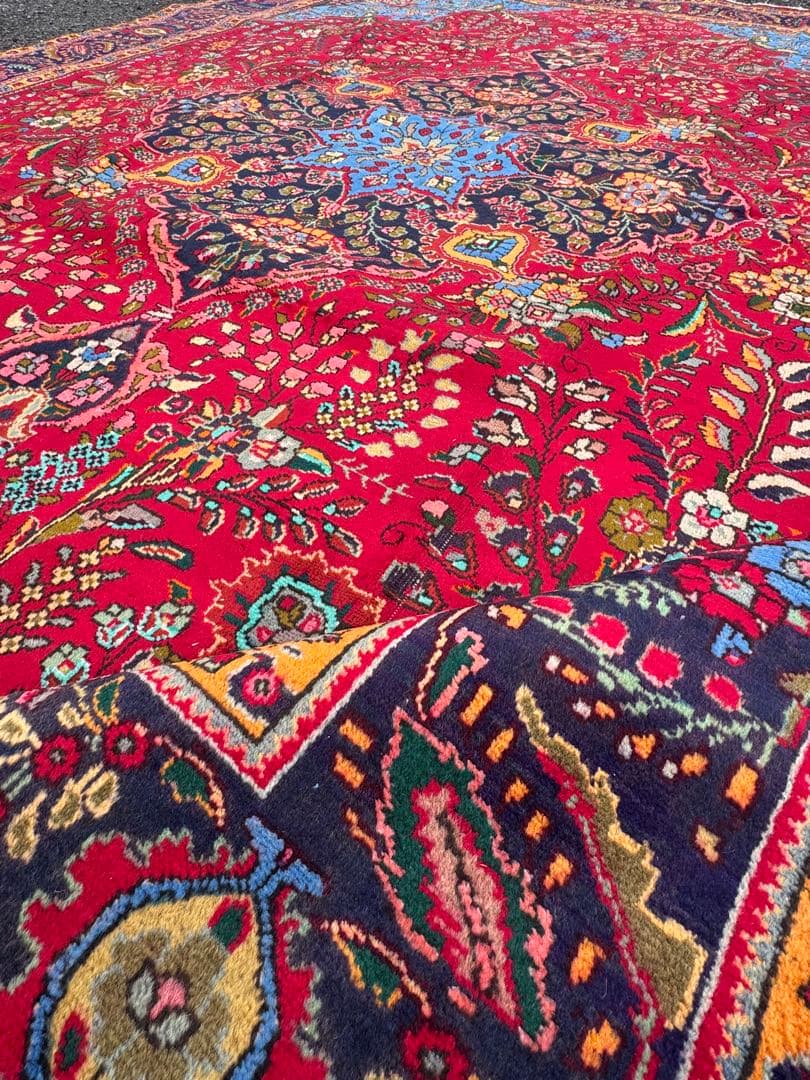 ペルシャ 手織り タブリーズ 絨毯