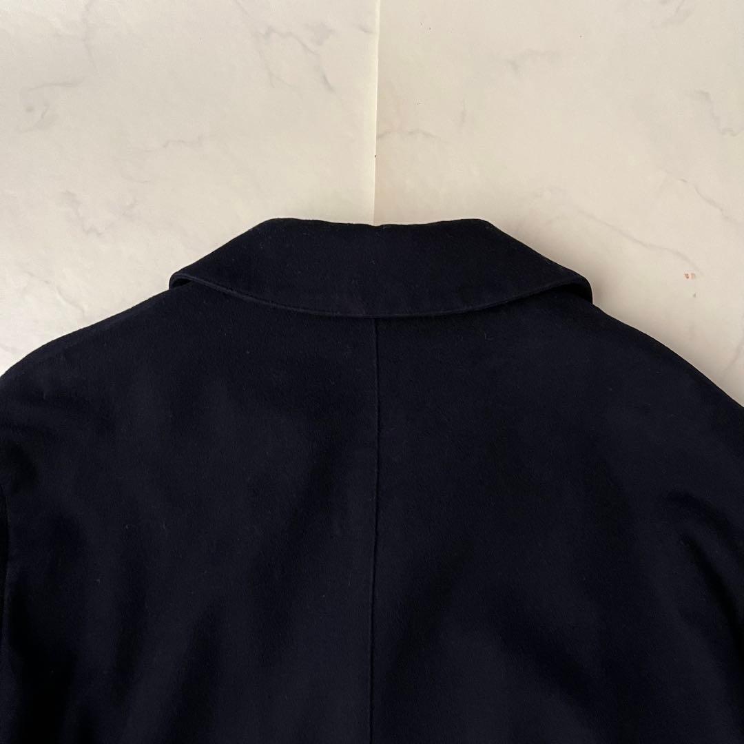マッキントッシュ ダンケルド ステンカラーコート ウール 44 2XL ネイビー