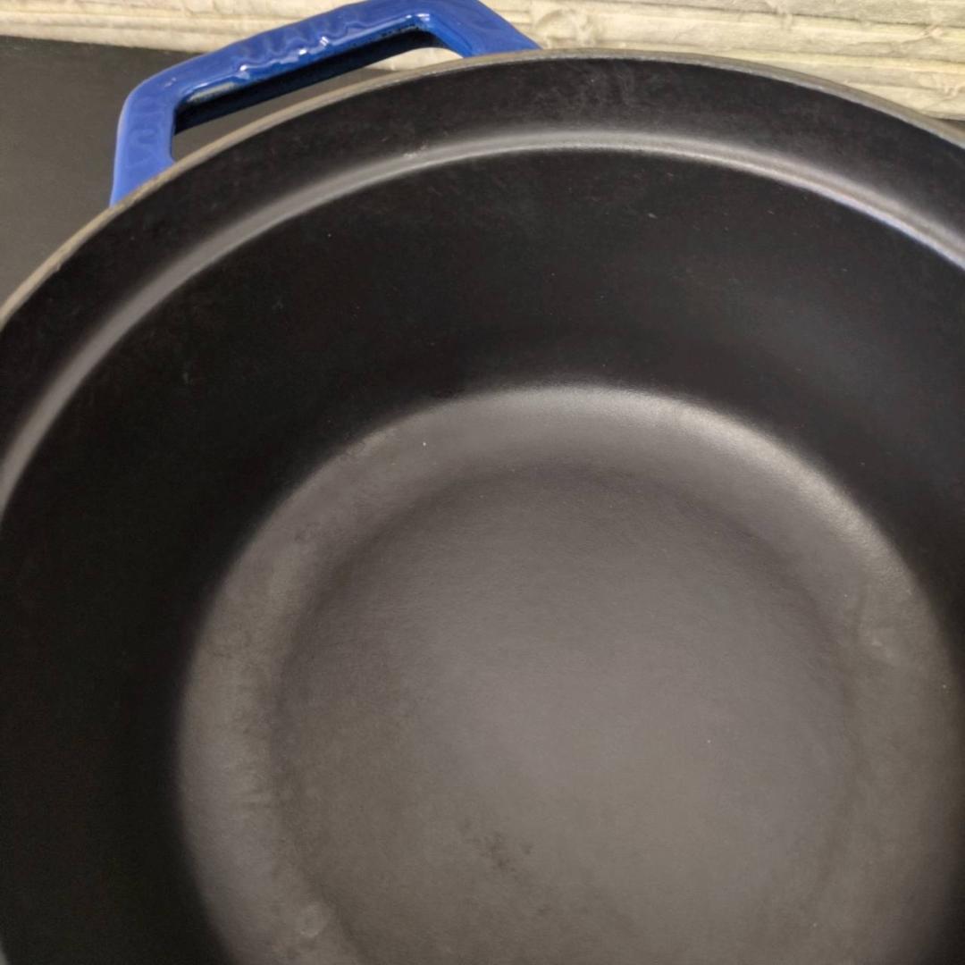 ☆ストウブ ピコ・ココット ラウンド 20cm ブルー STAUB