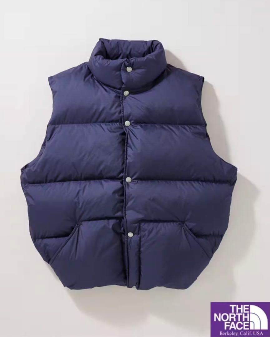ジャーナルスタンダード別注 ノースフェイスパープルレーベル ダウンベスト