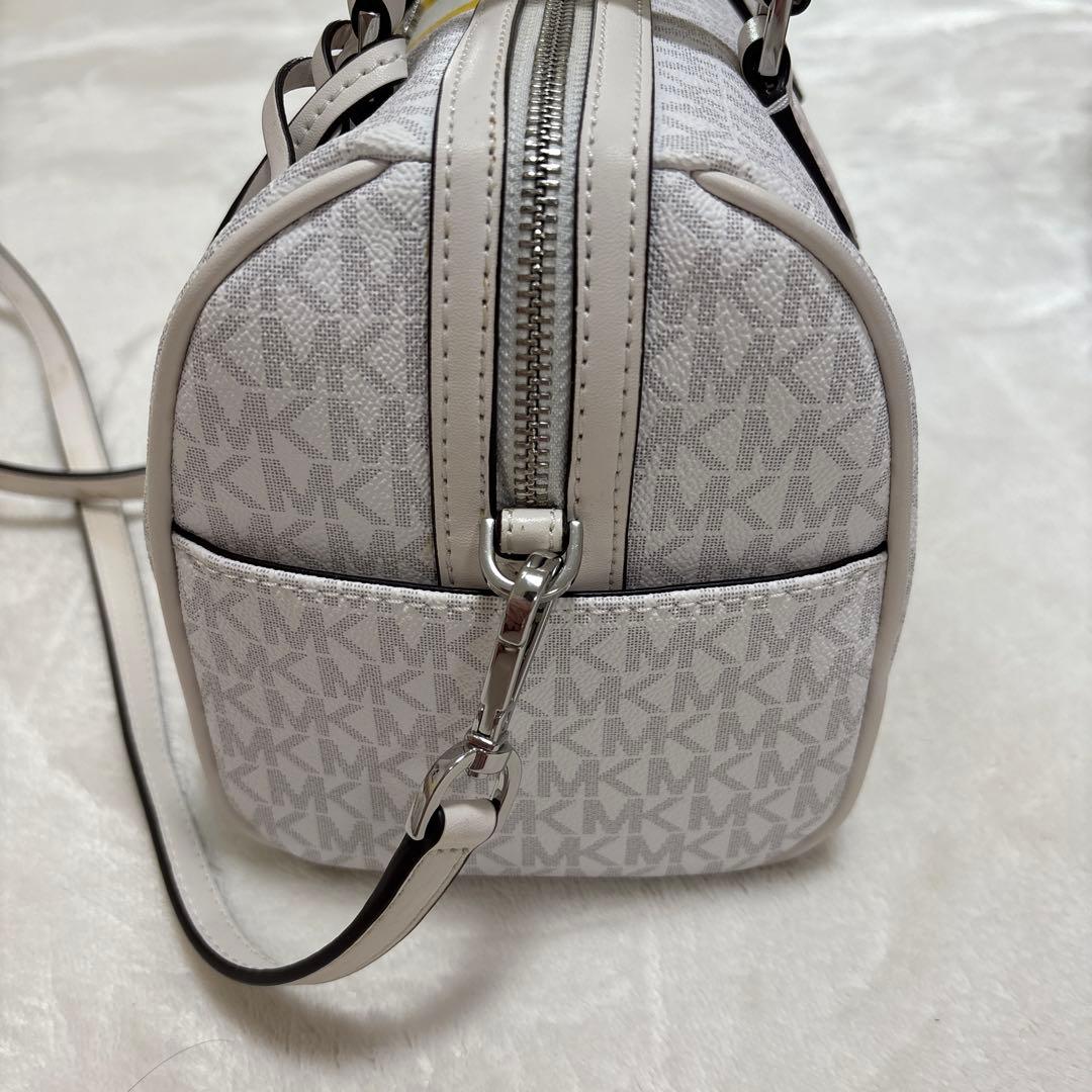 専用MICHAEL KORS ボストンバッグ ホワイト/イエロー