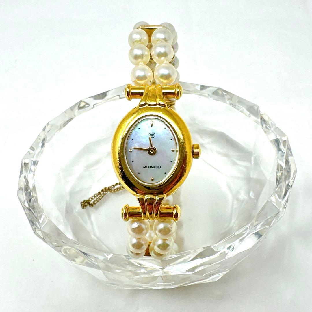 MIKIMOTO ミキモト あこや パール 真珠 ブレスレット 腕時計 限定