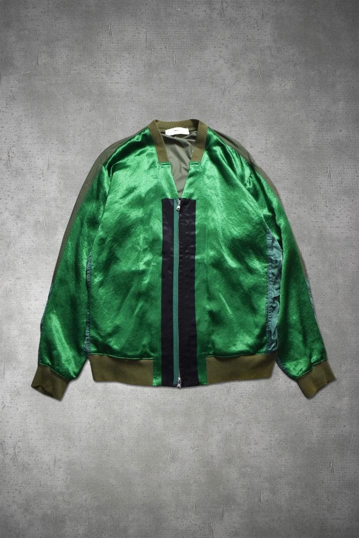 Toga Virilis シルク ジャケット スカジャン 48 59-1-6