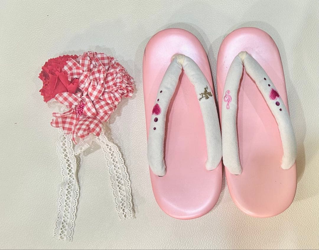 【水色】七五三 松田聖子　着物　7歳　帯帯揚げ他和装小物一式