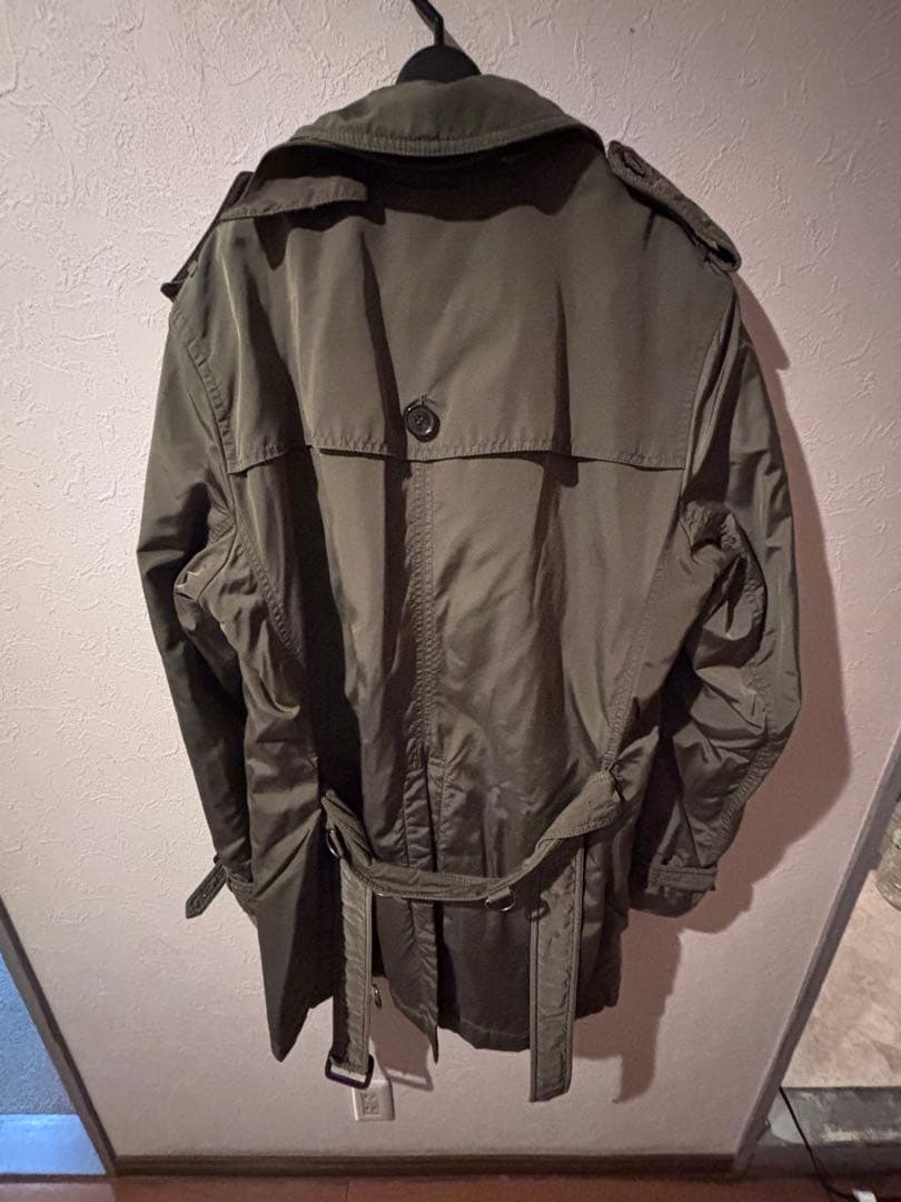 L*y様 【BURBERRY BRIT】ミリタリー トレンチコート オリーブ チ