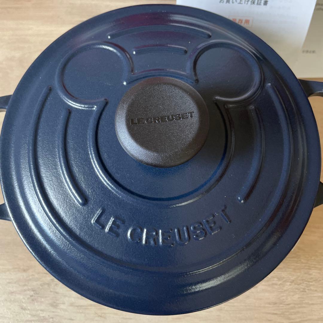 LE CREUSET ココットロンド　18センチ ミッキーマウス　90周年記念