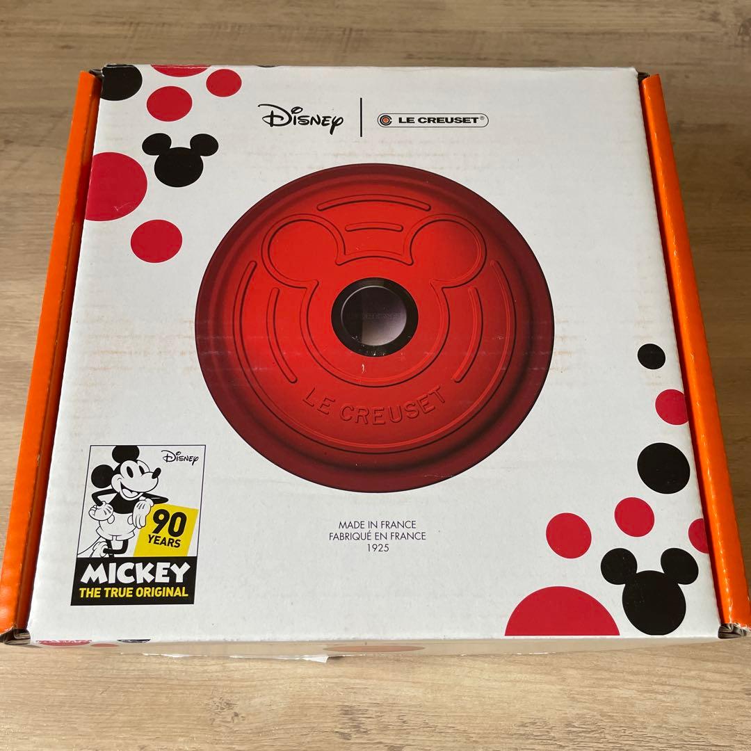 LE CREUSET ココットロンド　18センチ ミッキーマウス　90周年記念
